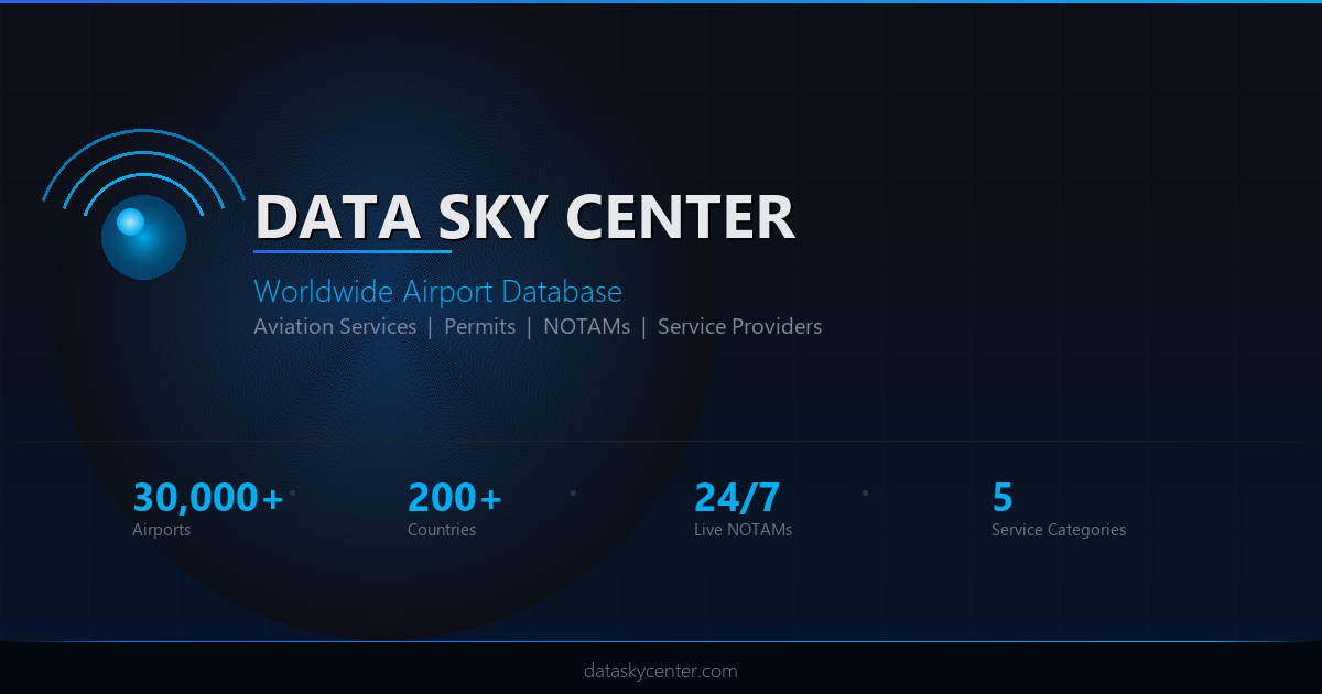 Data Sky Center: The Global Airport Database for Pilots